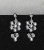 Fashion Stylish Silver Pearl Earring For Women Girl