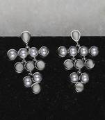 Charm Stylish Silver Pearl Earring For Women Girl