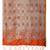 Mustard printed Silk blend saree with blouse