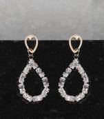 Rose Gold Antique Diamond Stud Earring For Women Girl