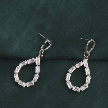 Rose Gold Antique Diamond Stud Earring For Women Girl 4