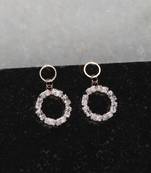 Rose Gold Exclusive Diamond Stud Earring For Women Girl