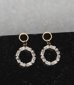 Gold Plated Charm Party Wear Stud Earring For Women Girl