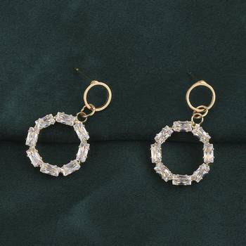 Gold Plated Charm Party Wear Stud Earring For Women Girl 3