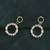 Gold Plated Charm Party Wear Stud Earring For Women Girl