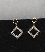 Gold Plated Fashion Party Wear Stud Earring For Women Girl