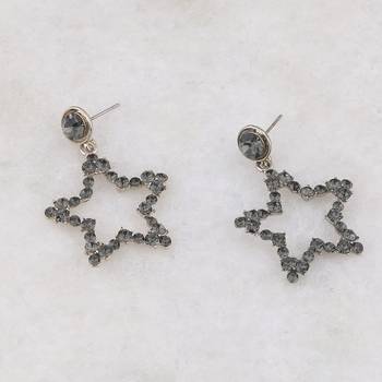 Charm Delicated Patry Wear Star Diamond Dangle Earring For Women Girl 2