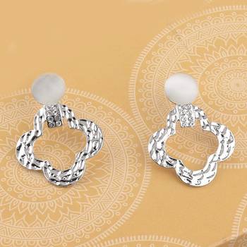 Silver Plated Charm Party Wear Drop Earring For Women Girl 2