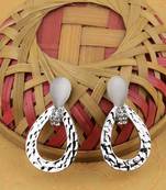 Silver Plated Stylish Diamond Dangle Earring For Women Girl