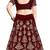 Pooja Maroon Satin Embrodery  Lehenga Choli