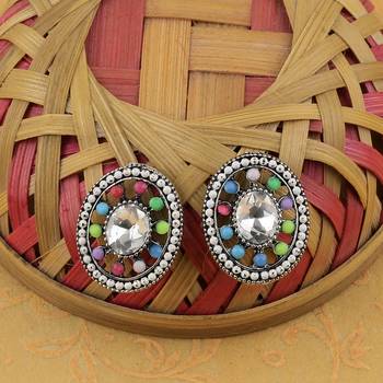 Party Wear Multi Colour Stud Earring For Women Girl 1