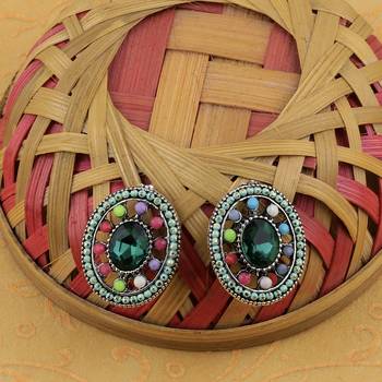 Stylish Party Wear Multi Colour Stud Earring For Women Girl 1