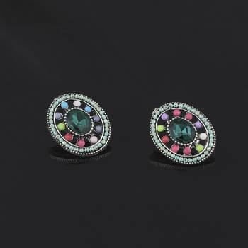 Stylish Party Wear Multi Colour Stud Earring For Women Girl 3