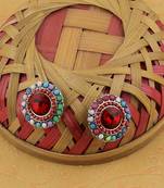 Charm Fancy Party Wear Multi Colour Stud Diamond Earring For Women Girl