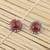 Charm Fancy Party Wear Multi Colour Stud Diamond Earring For Women Girl
