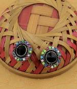 Attractive Party Wear Multi Colour Stud Diamond Earring For Women Girl