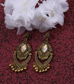 Fashion Delicated Patry Wear Golden Dangle Earring For Women Girl