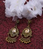Charm Delicated Patry Wear Golden Dangle Earring For Women Girl