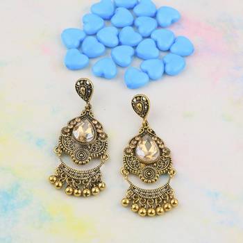 Charm Delicated Patry Wear Golden Dangle Earring For Women Girl 4