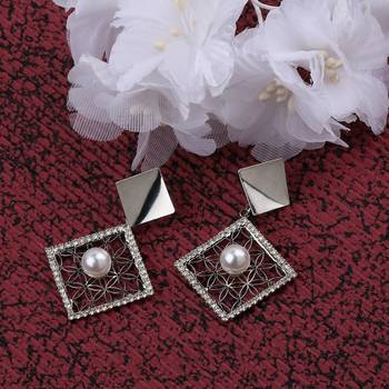 Party Wear Silver Plated Different Look Earring For Women Girl 1