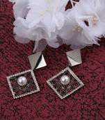 Party Wear Silver Plated Different Look Earring For Women Girl