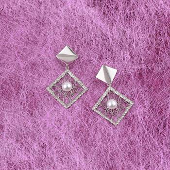 Party Wear Silver Plated Different Look Earring For Women Girl 3
