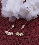 Gold Plated Charm Stylish Stud Earring For Women Girl