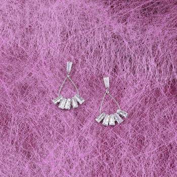 Silver Plated Party Wear Stylish Stud Earring For Women Girl 3