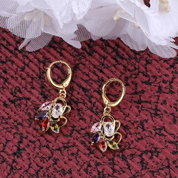Gold Plated Charm Stylish Bali Earring For Women Girl 1