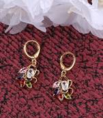 Gold Plated Charm Stylish Bali Earring For Women Girl