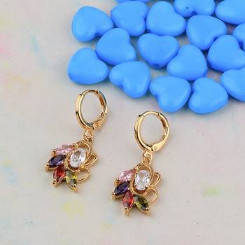 Gold Plated Charm Stylish Bali Earring For Women Girl 4