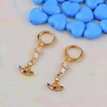 Gold Plated Charm Party Wear Bali Earring For Women Girl 4