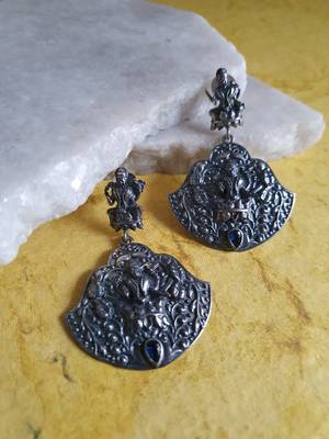 Silver earrings 1