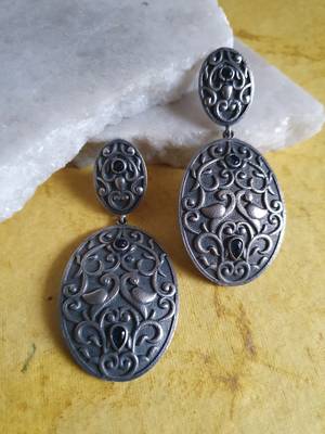 Silver earrings 1