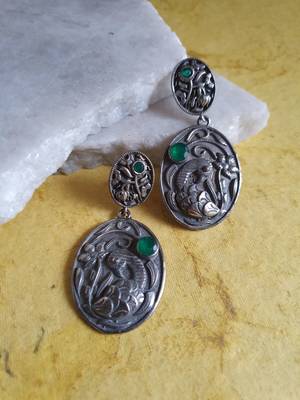 Silver earrings 1