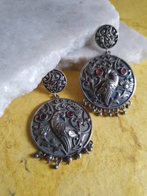 Silver earrings 1