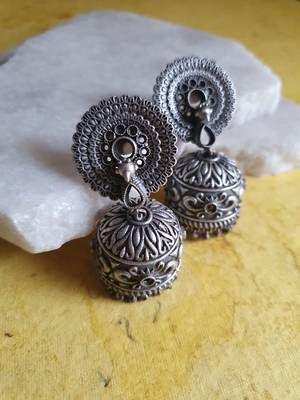 Silver earrings 1