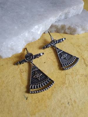Silver earrings 1