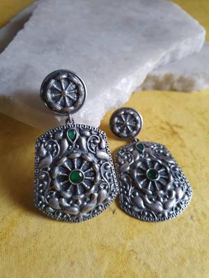 Silver earrings 1