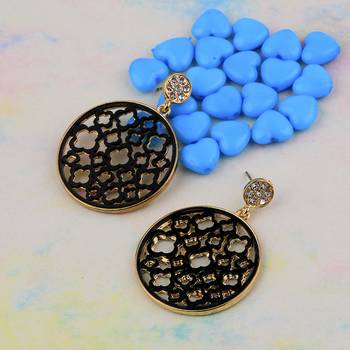 Gold Plated Elegant Stylish Earring For Women Girl 4