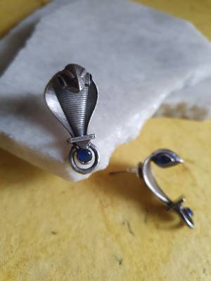 Silver earrings 1