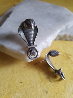 Silver earrings 1