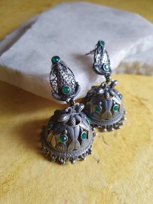 Silver earrings 1