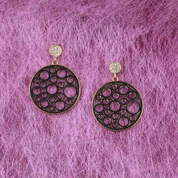 Gold Plated Stylish Fancy Look Earring For Women Girl 3