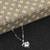 Silver Plated Chain With Big  Heart Shape Solitaire Diamond Pendant For Women