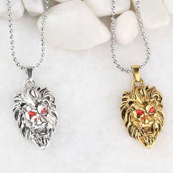 Silver Plated Stylist Chain With Lion Design Combo Chain Pendant For Man Boys-2Piece 3
