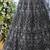 Grey Thread Embroidered With Stone Pasting Net Semi Stitched bridal lehenga