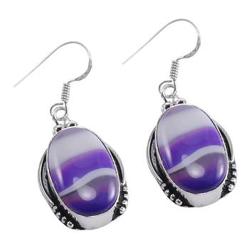 Multicolor Agate Earrings 1