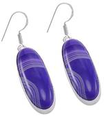 Purple Agate Earrings