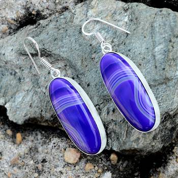 Purple Agate Earrings 3